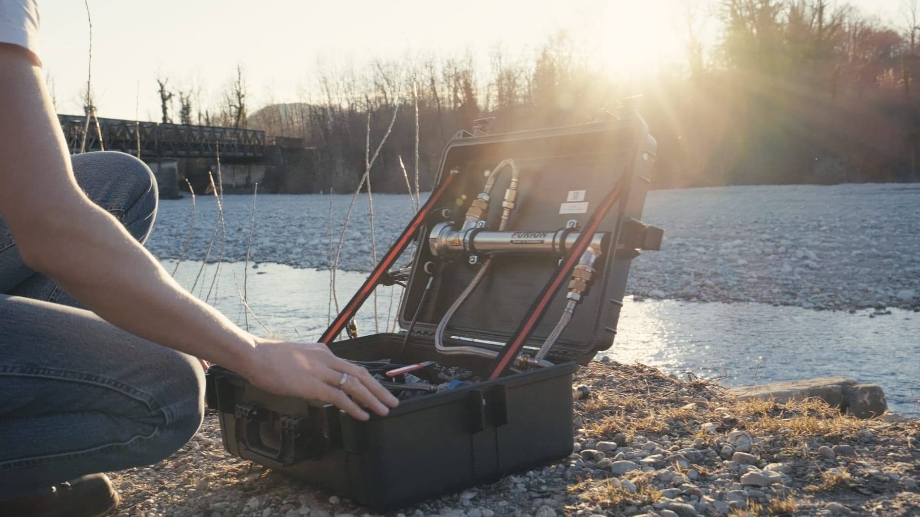 Multi-stage filtration for the production of drinking water